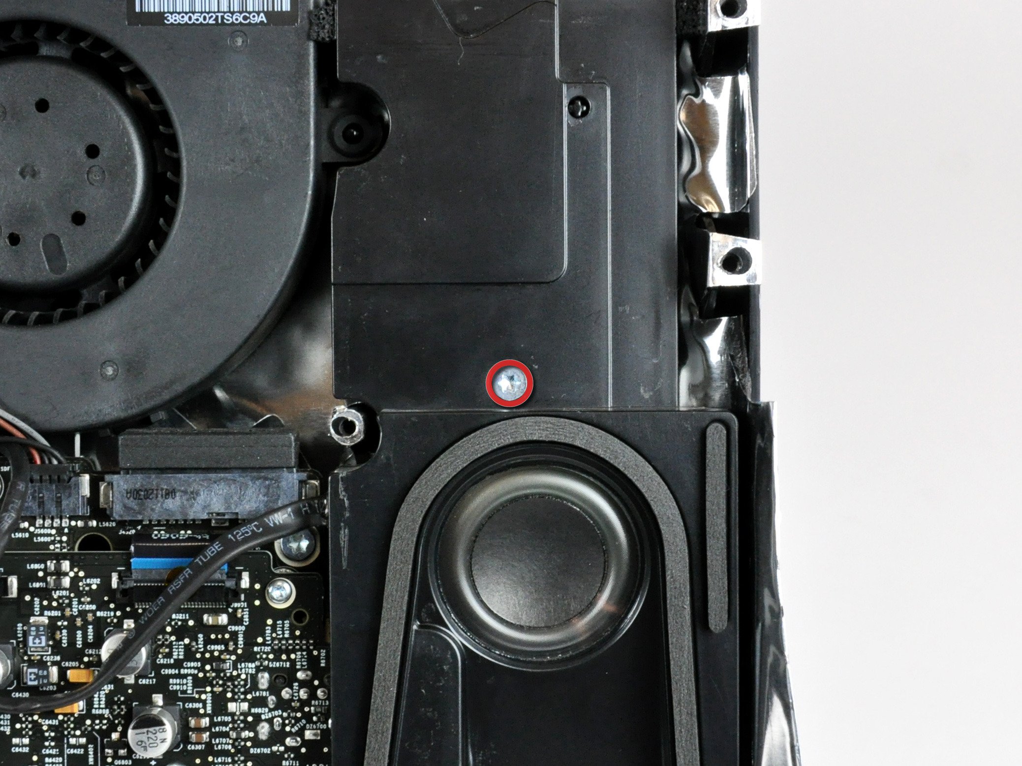 iMac Intel 20" EMC 2266 Right Speaker Replacement iFixit Repair Guide