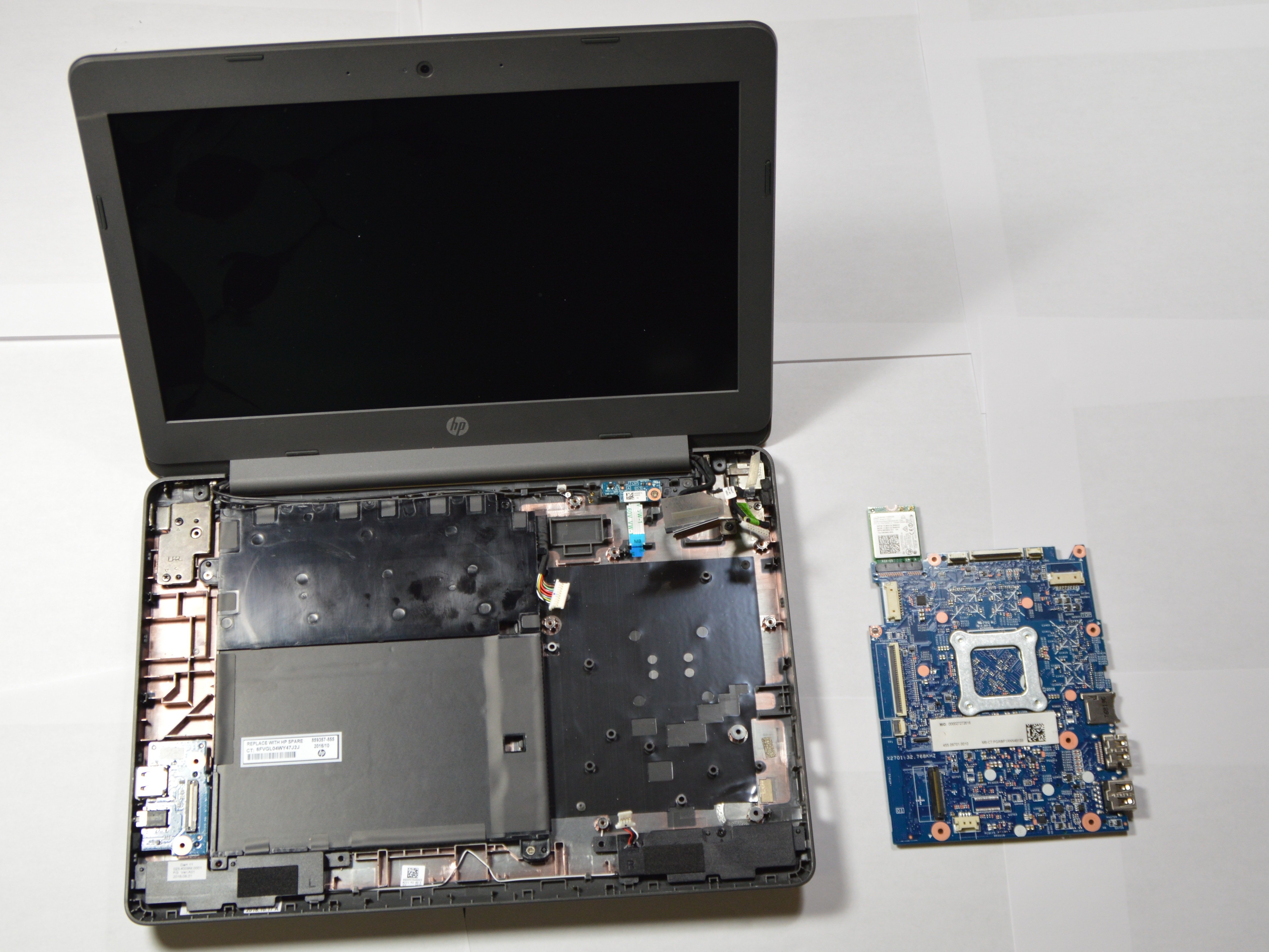 HP Chromebook 11v002dx Motherboard Replacement iFixit Repair Guide