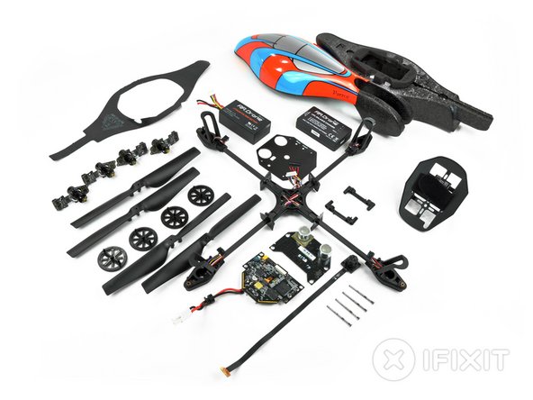 Parrot AR.Drone teardown parts