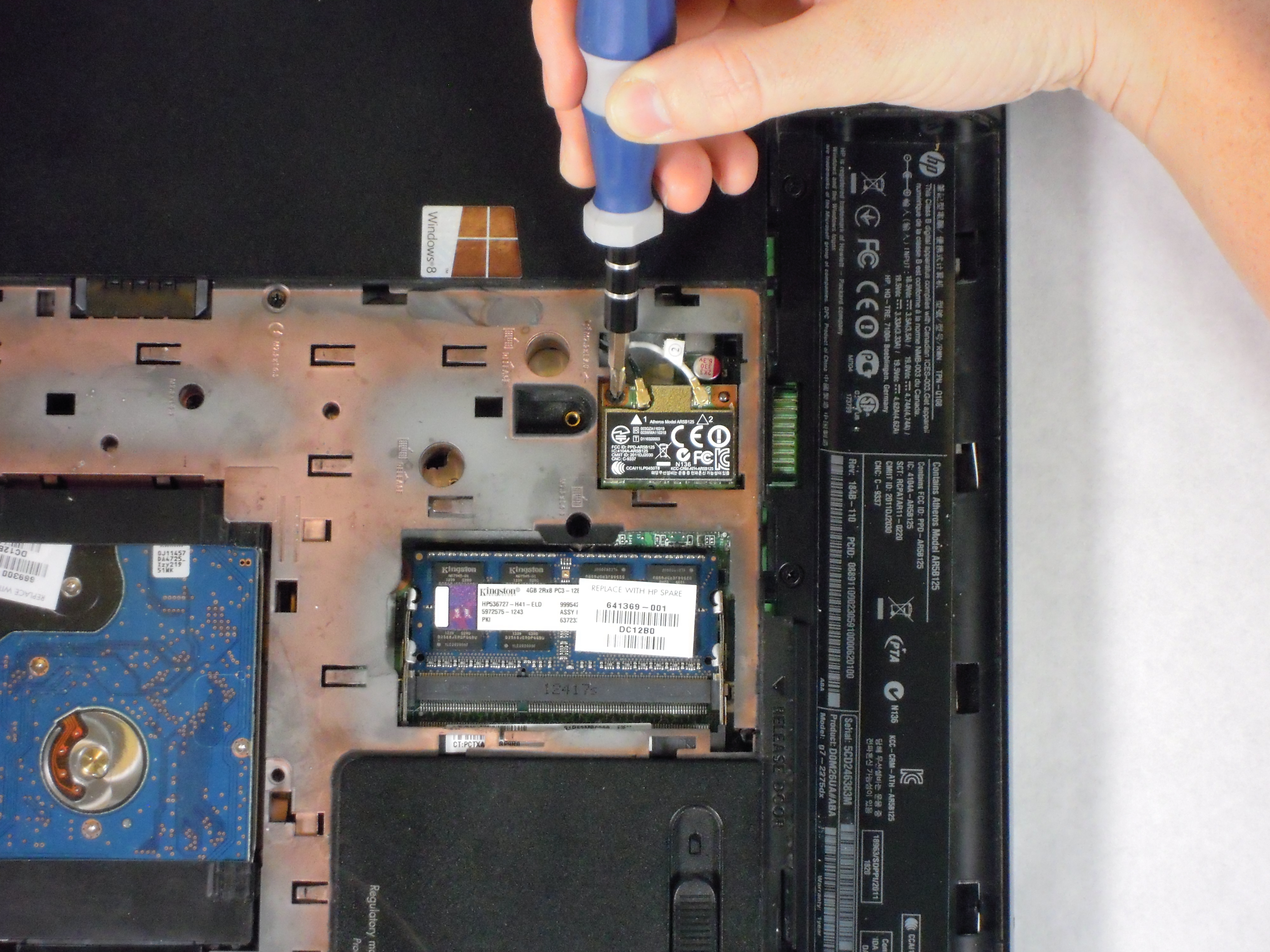 Atheros Model Ar5b125 Battery