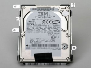 iBook G3 14" Hard Drive Replacement