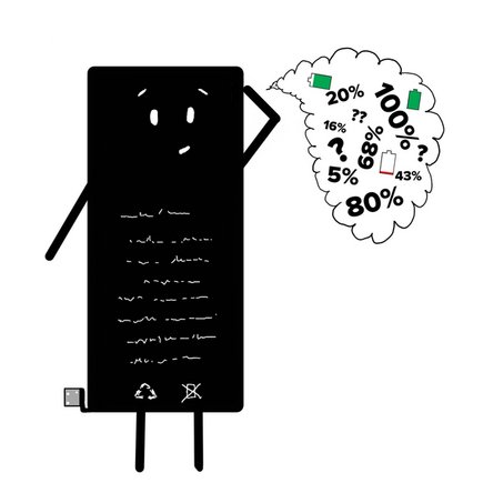 iPhone battery character