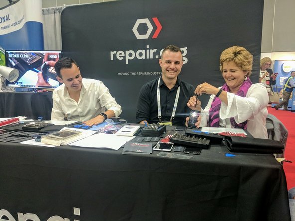 Repair association booth at NCSL legislative summit