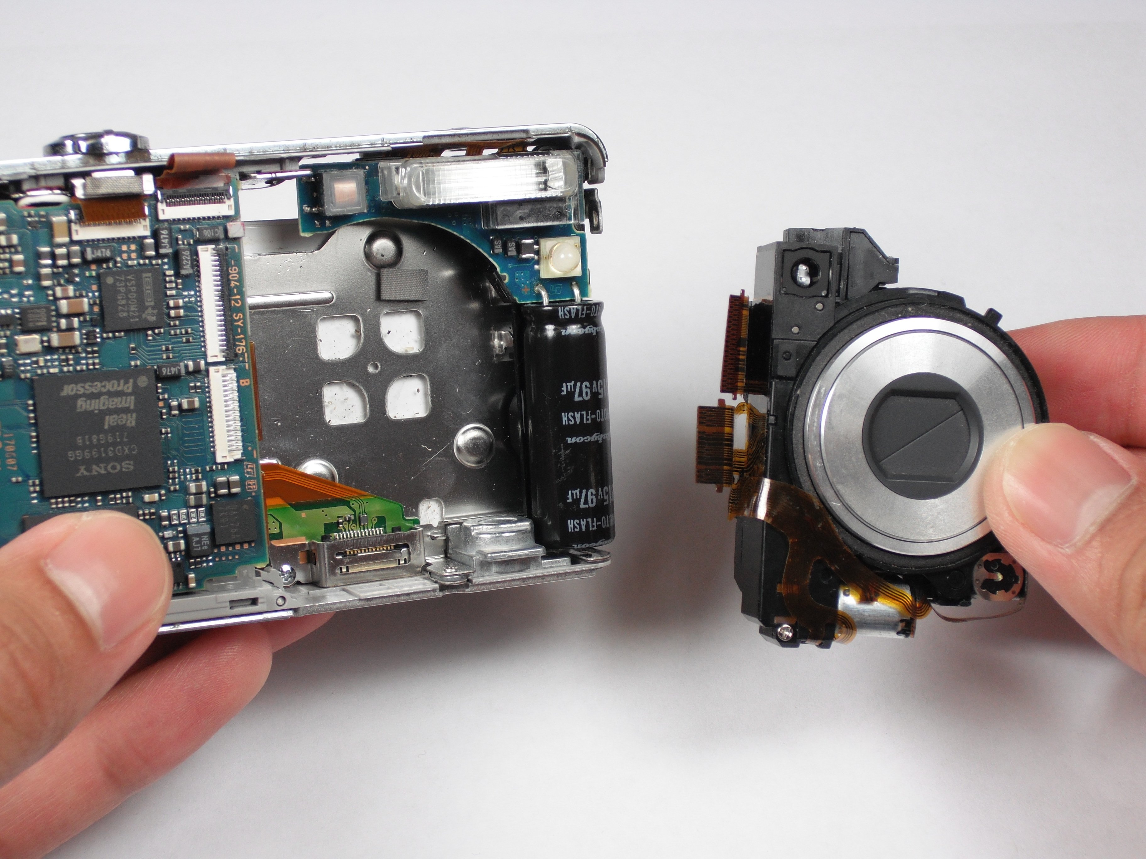 Sony Cybershot DSCW55 Lens Replacement iFixit Repair Guide