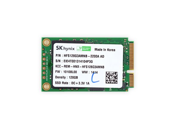 Image 1/3: SK Hynix [http://www.skhynix.com/en/common/images/btn/pdfDown.gif|H27QEGDVEBLR] 32 GB NAND Flash (four ICs for 128 GB total)