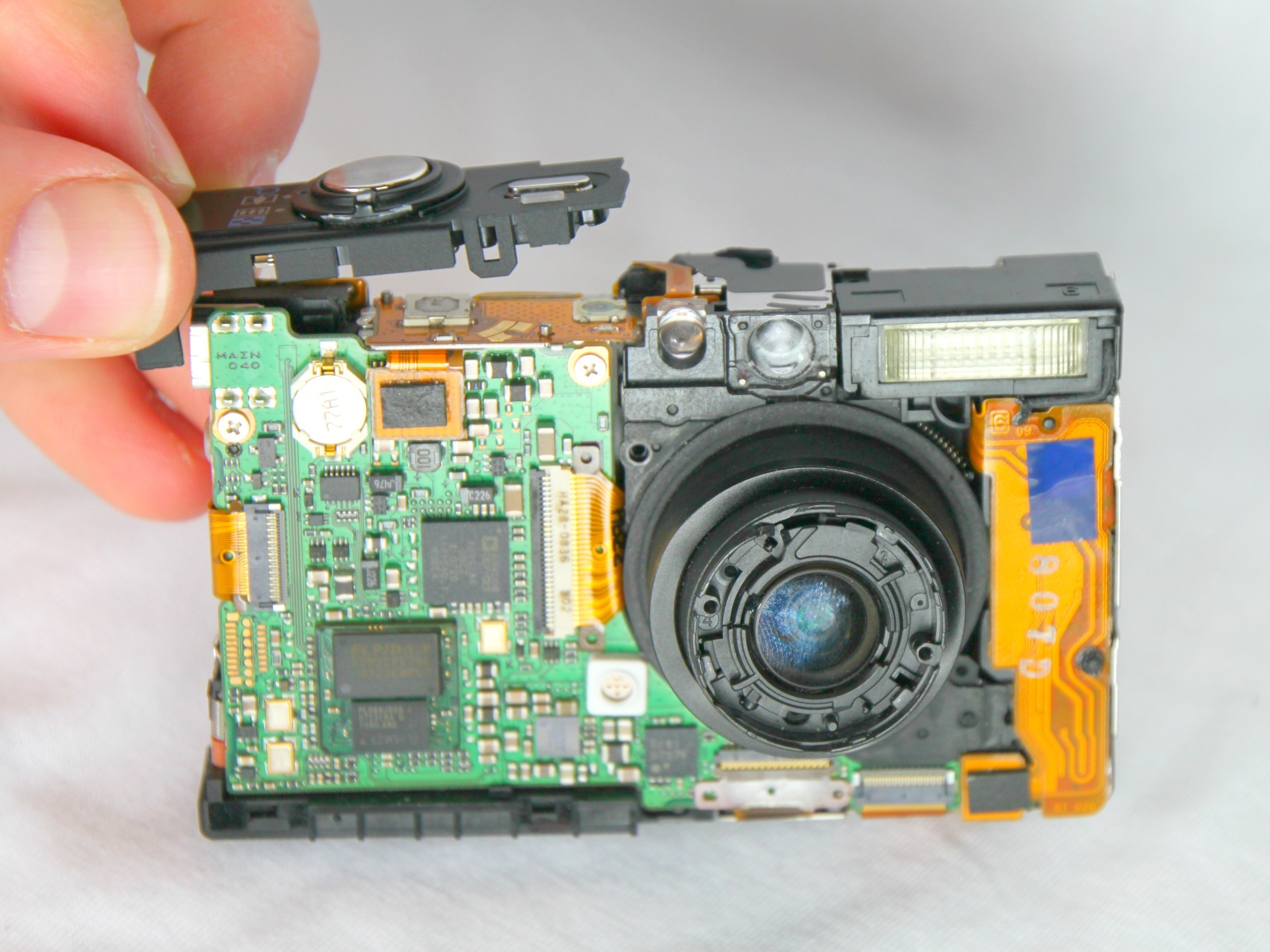 Canon PowerShot SD1000 Shutter Button Replacement IFixit Repair Guide