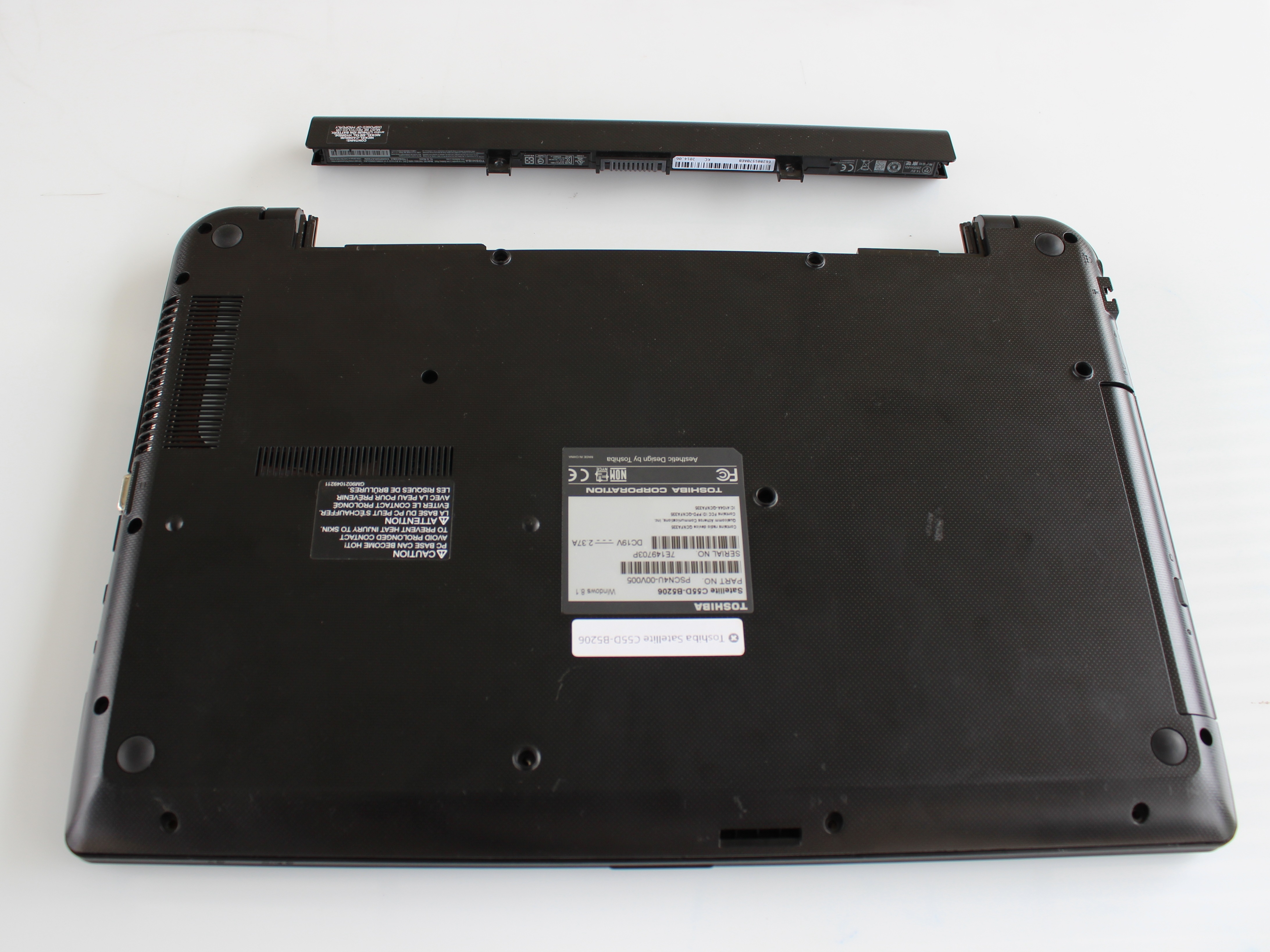 Caricabatteria Adattatore Alimentazione AC Per Laptop Toshiba Satellite C55d A 10p 224489016314 - Foto 5