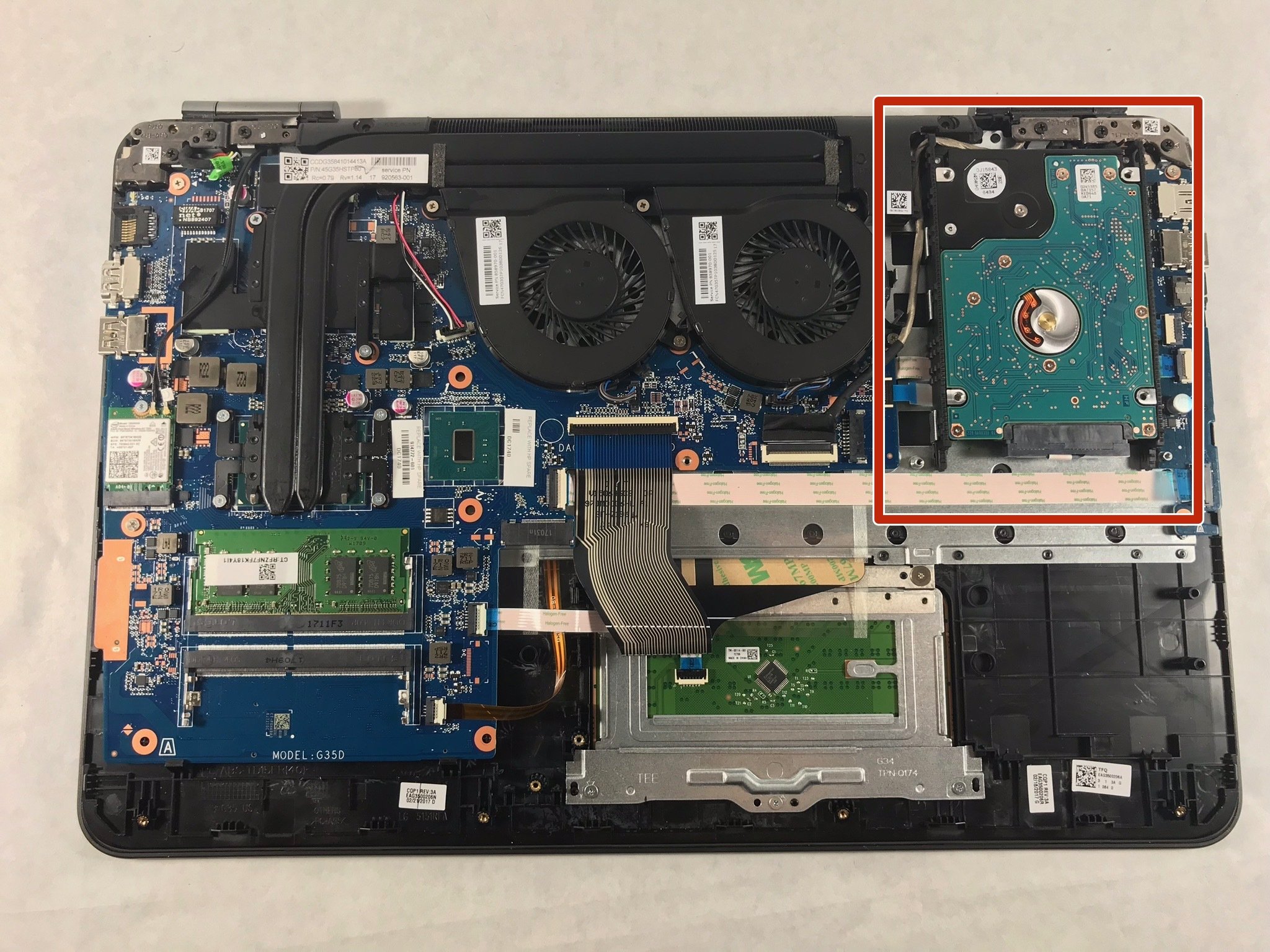HP Omen 15ax243dx HardDrive Replacement iFixit Repair Guide