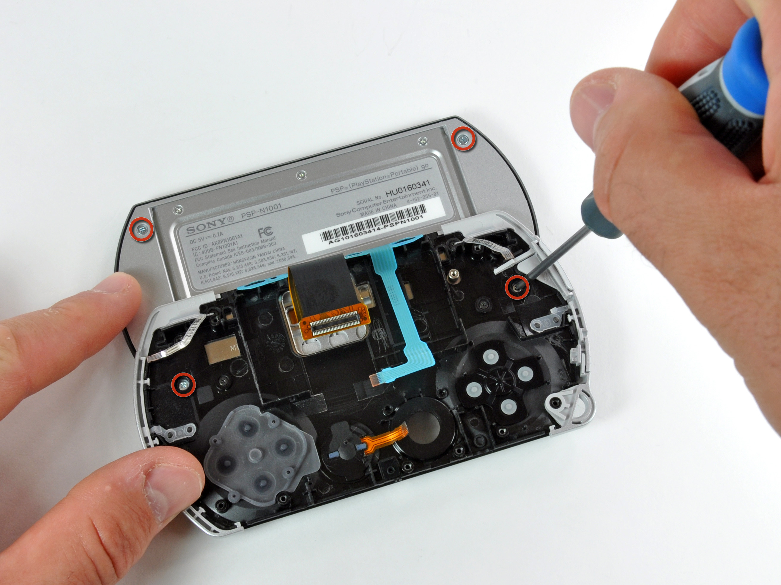 PSP Go Display Replacement iFixit Repair Guide