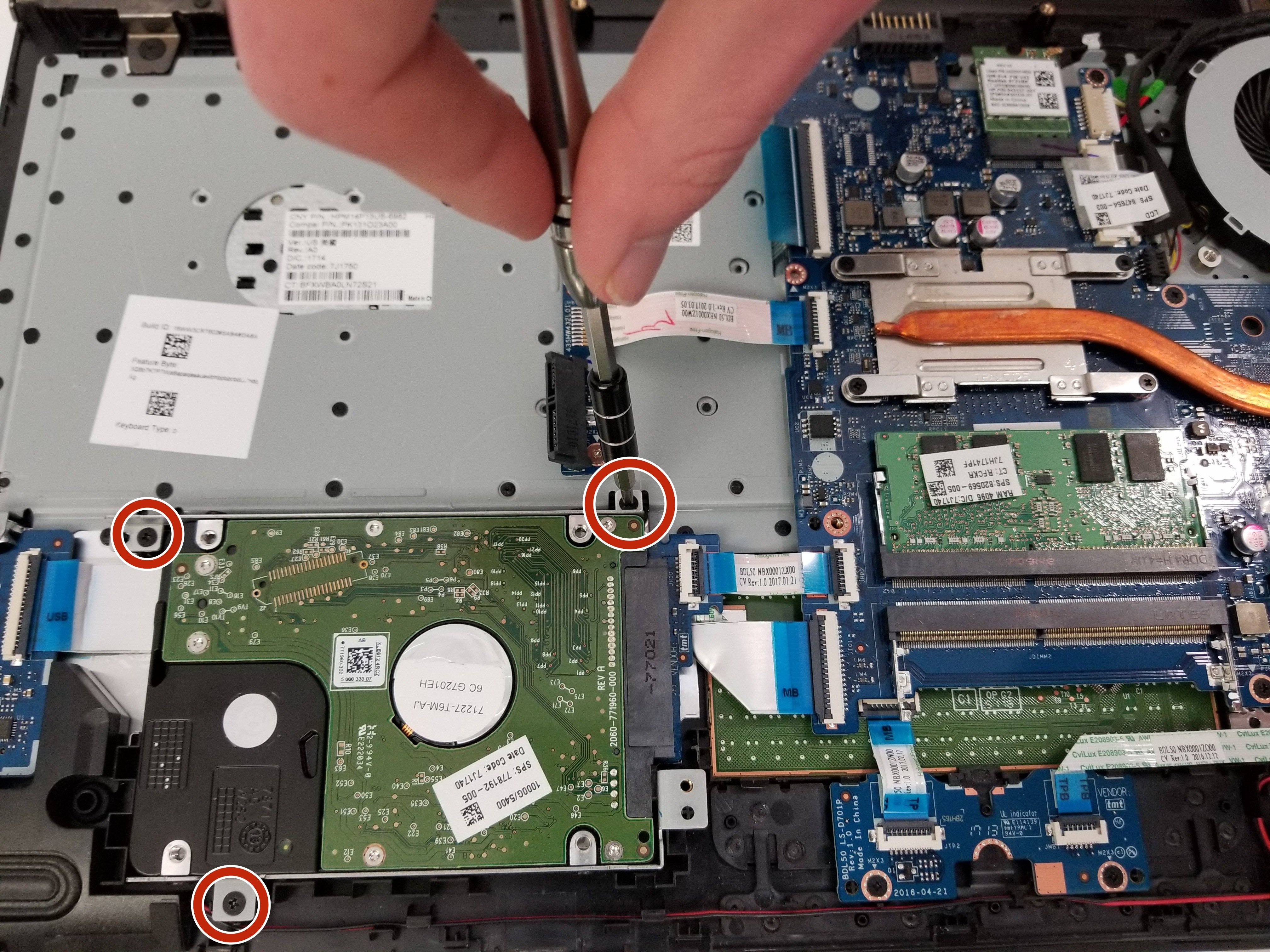 HP 15-ay052nr Hard Disk Drive Replacement - iFixit Repair Guide