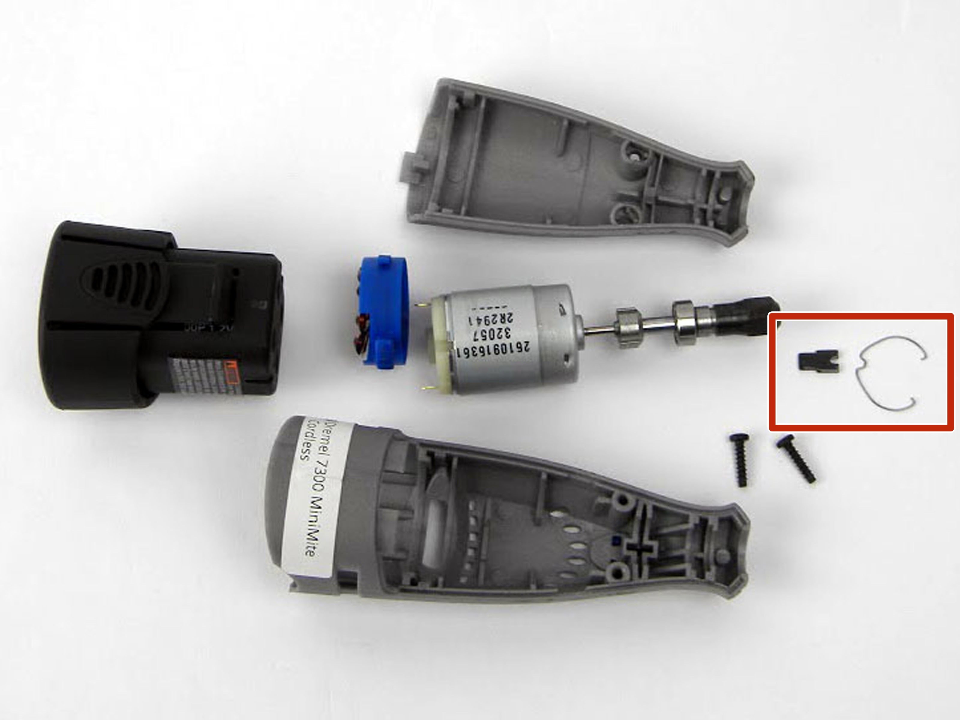 Dremel 7300 MiniMite Cordless Shaft Lock Assembly Replacement iFixit