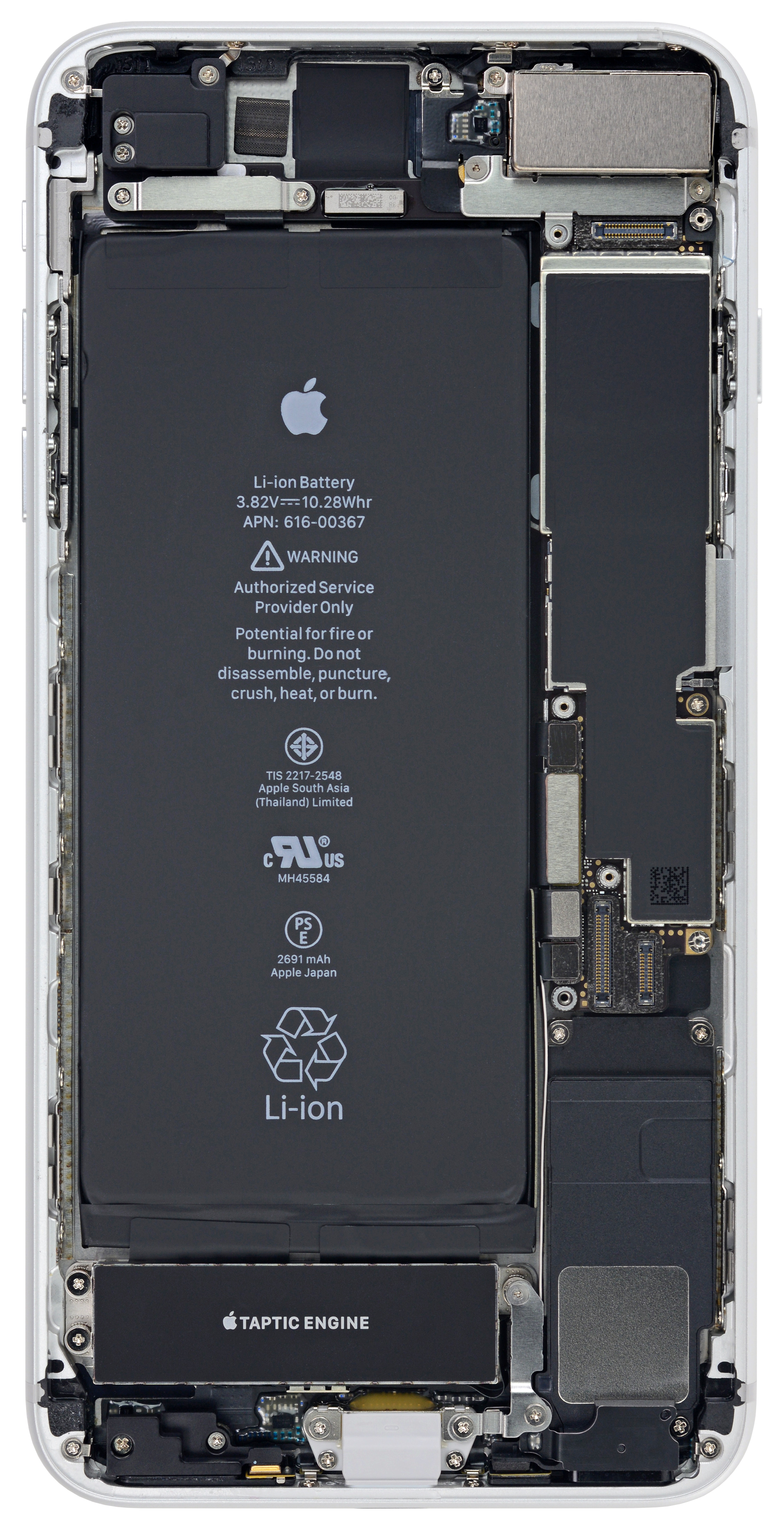 Iphone 8シリーズ 本体内部が透けてるような壁紙をifixitが公開