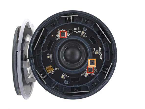 Image 3/3: We can't quite remove it yet, so leaving that to dangle gently to the side exposes the LED board with some control hardware: