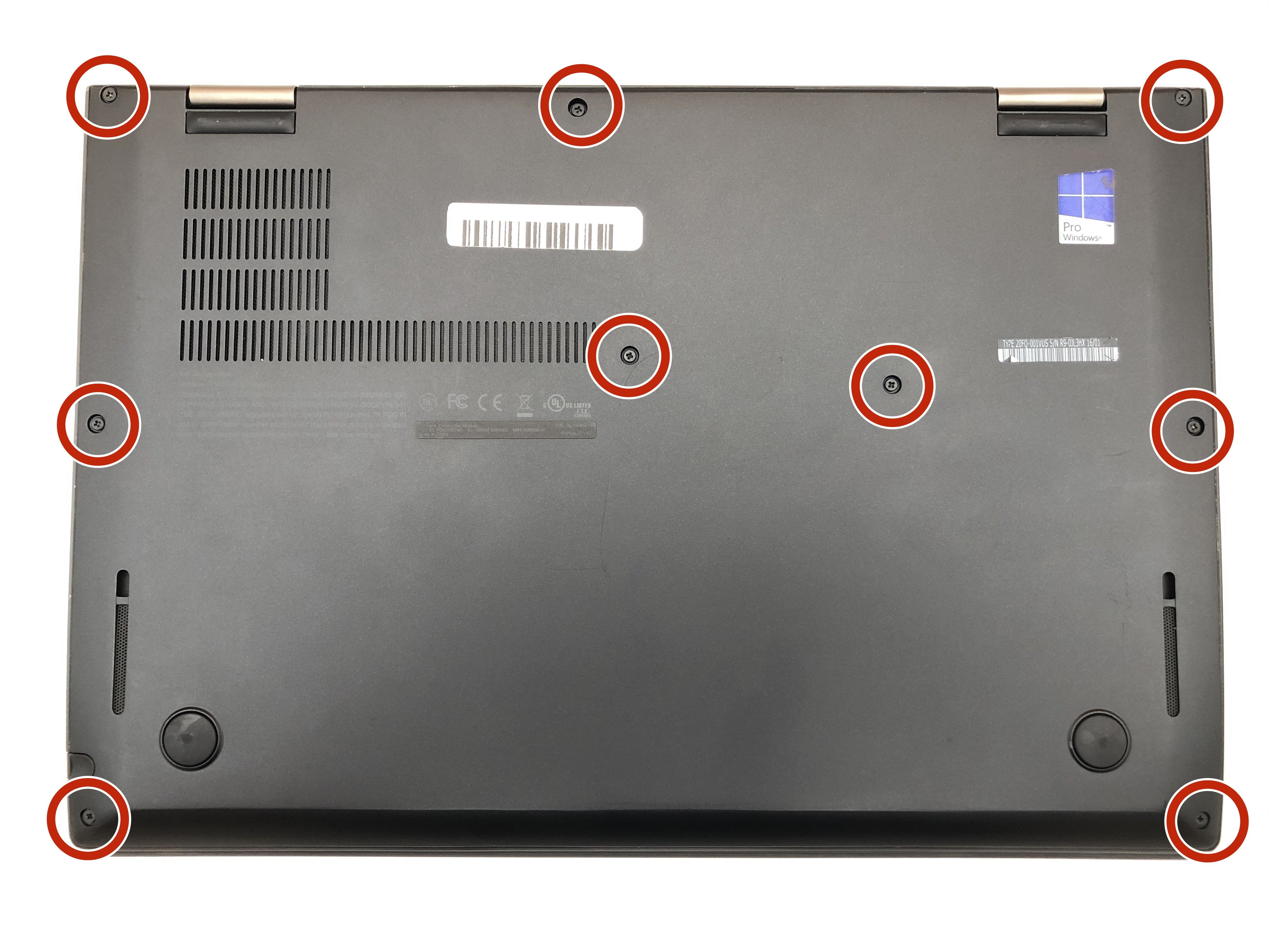Lenovo ThinkPad X1 Yoga Back Cover Replacement iFixit Repair Guide