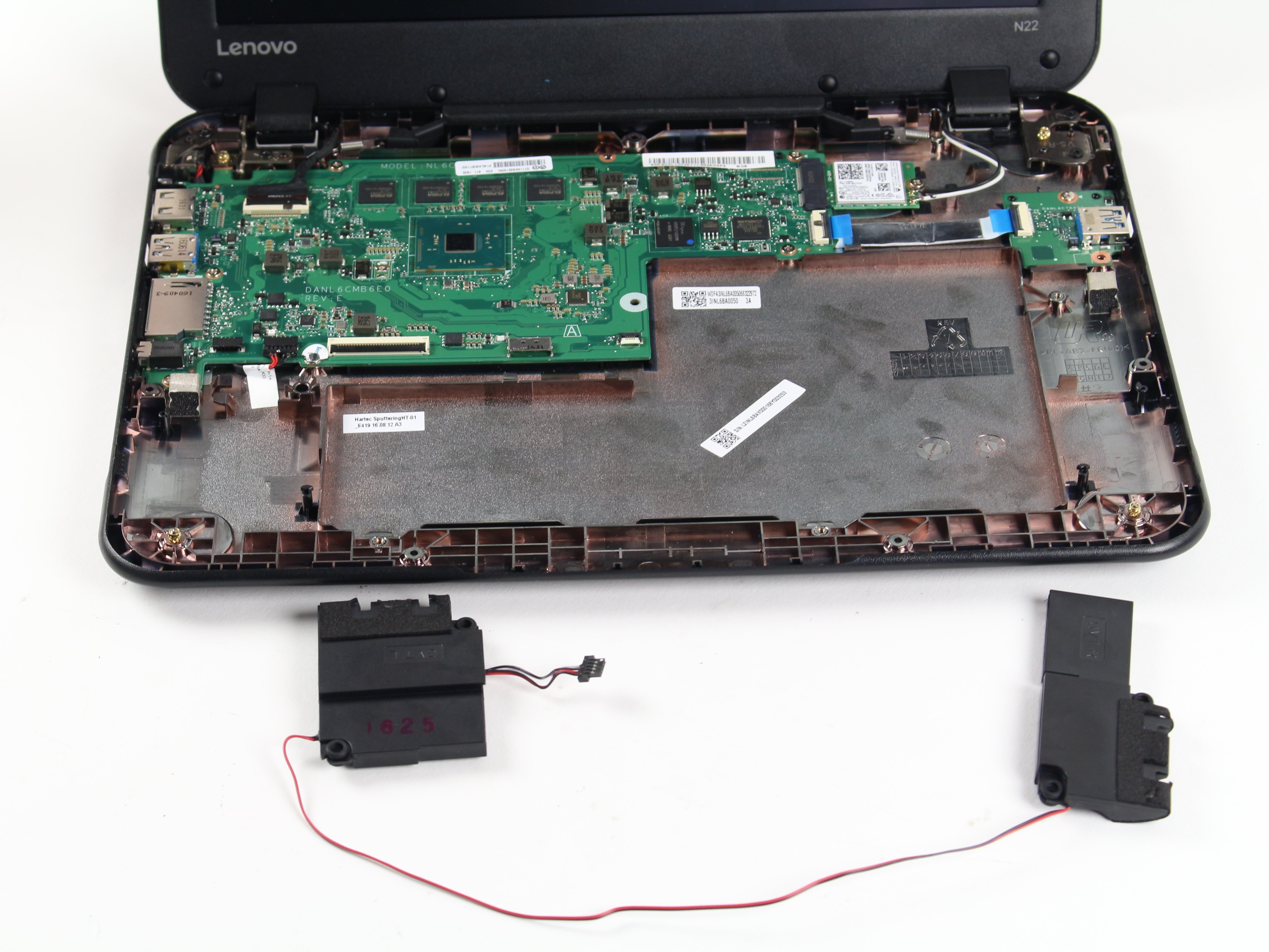 Lenovo N22 Chromebook Speakers Replacement iFixit Repair Guide