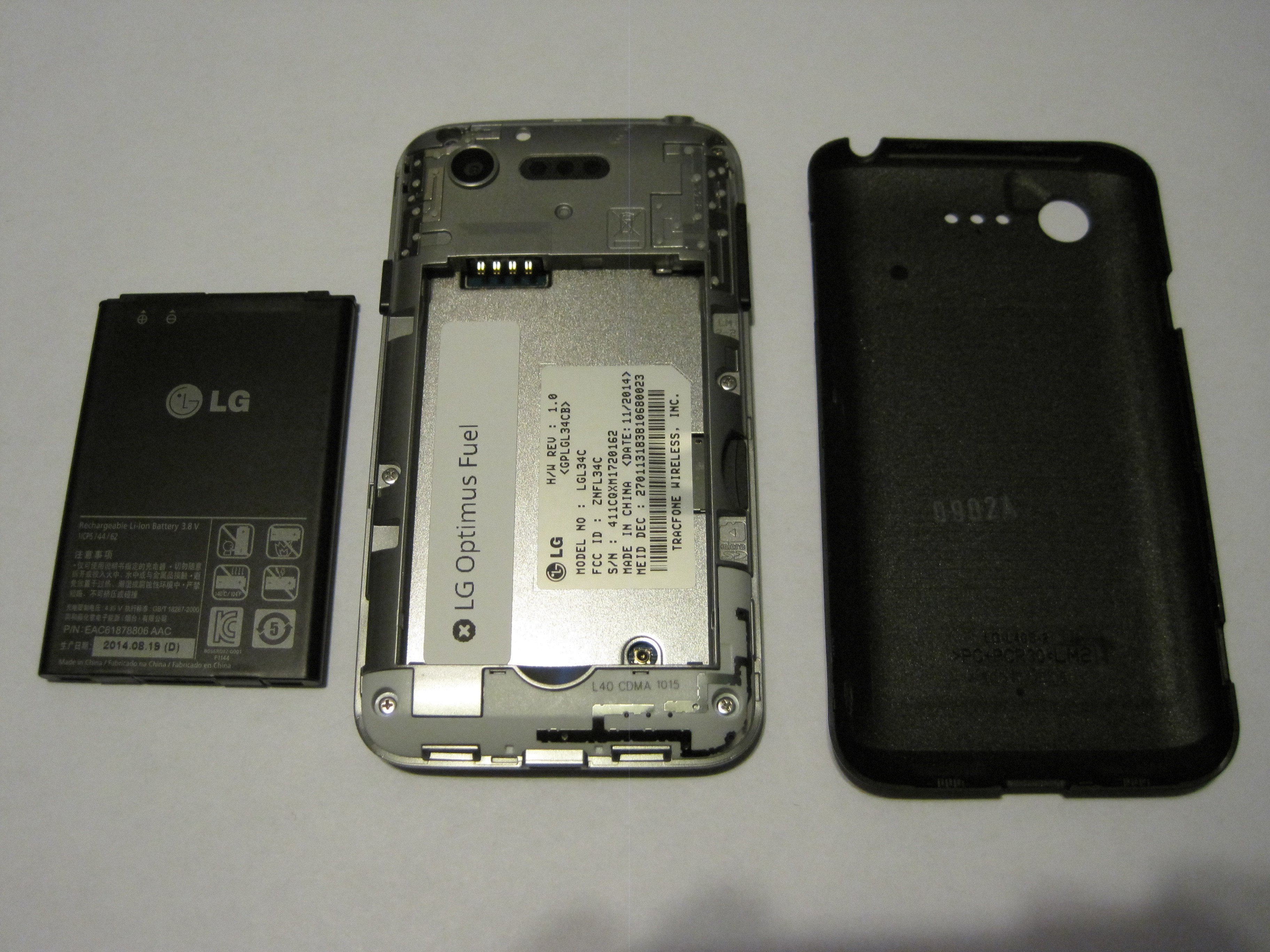 LG Optimus Fuel Battery Replacement