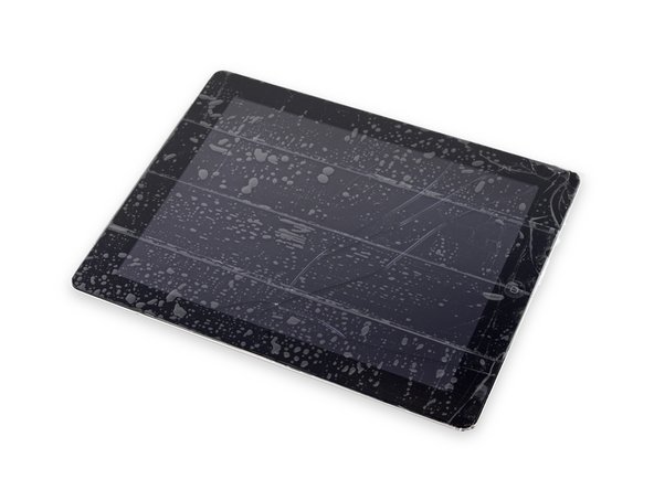 This will keep glass shards contained and provide structural integrity when prying and lifting the display.