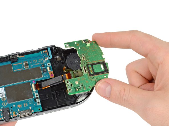 The button boards are held on with nothing more than a few screws.