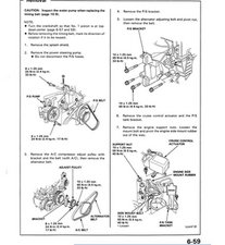 Change alternator belt 1992 honda civic #7