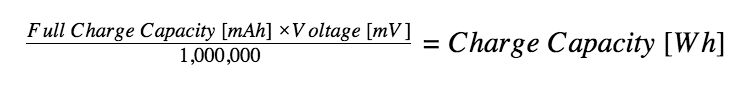 Formula for Mac battery replacement