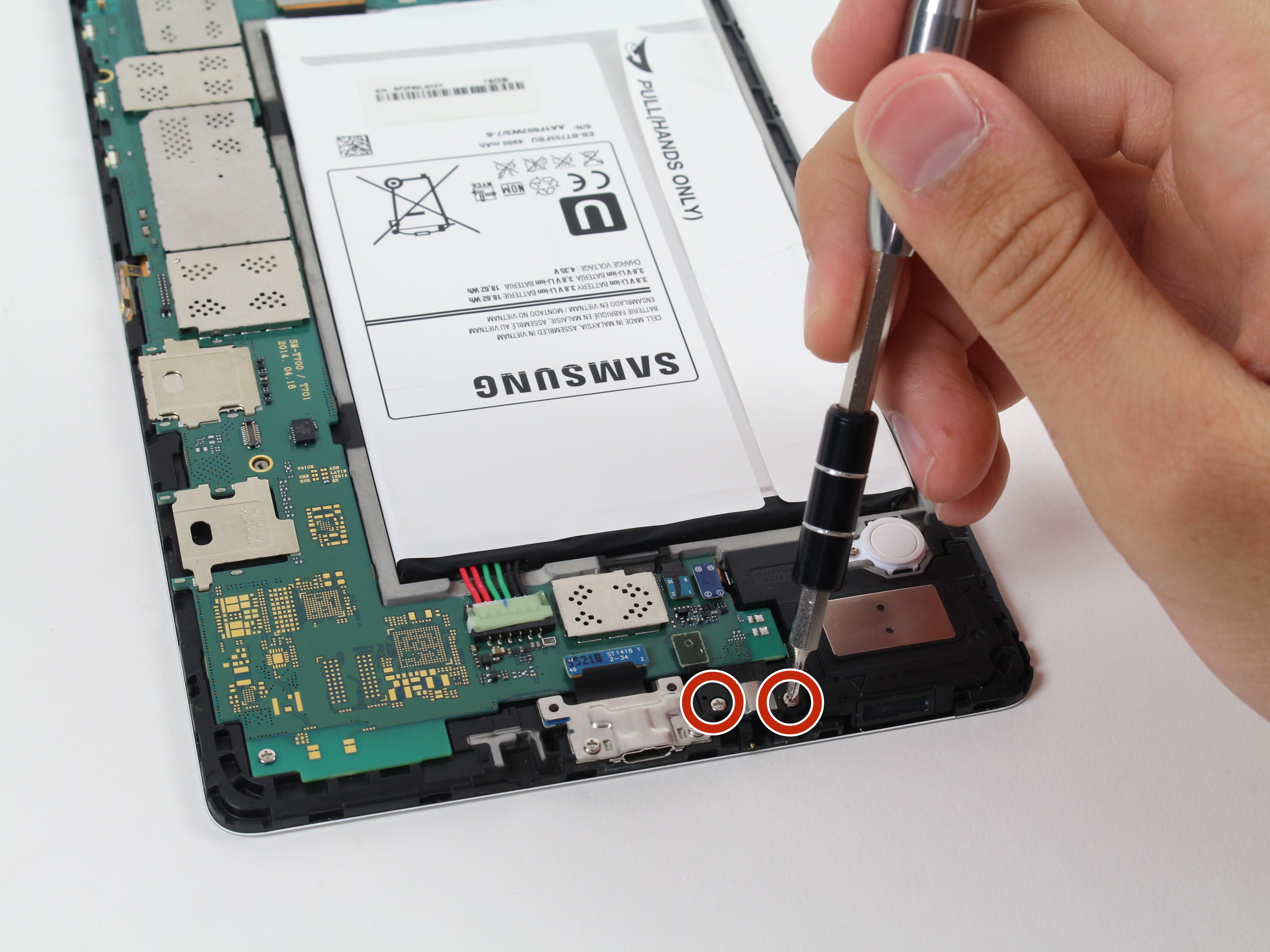 Samsung Galaxy Tab S 8.4 Headphone Jack/Speakers Assembly Replacement