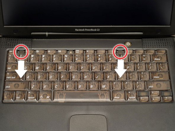 Image 1/1: Make sure you have removed the laptop battery and CD/DVD module from the expansion bays before proceeding.