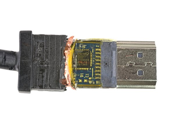 Image 3/3: According to their product brief, the little doohickey "reduces size and weight of HDMI copper interconnects..." and "supports video formats up to 4K 60p" — hot stuff!