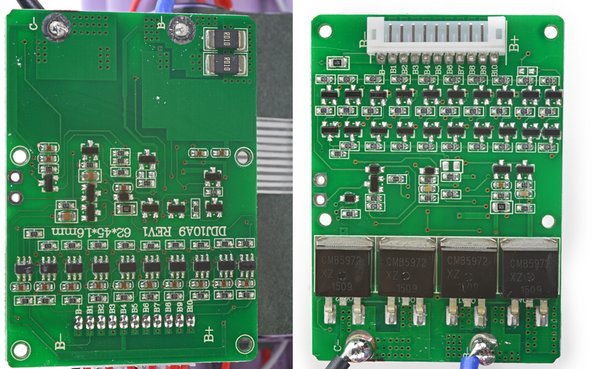 Battery protection board in the Swagway hoverboard