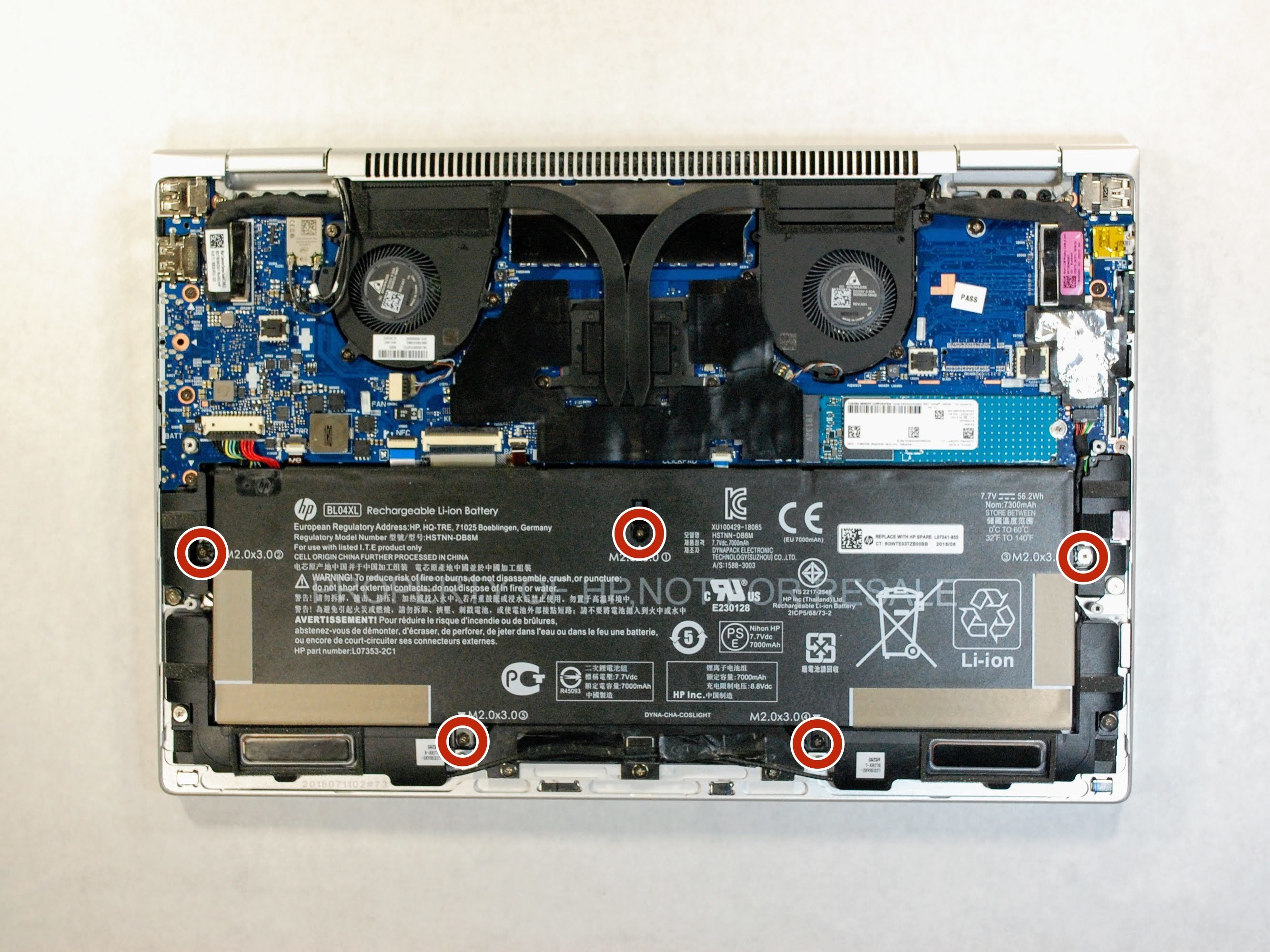 HP Elitebook x360 1040 G5 Battery Replacement iFixit Repair Guide