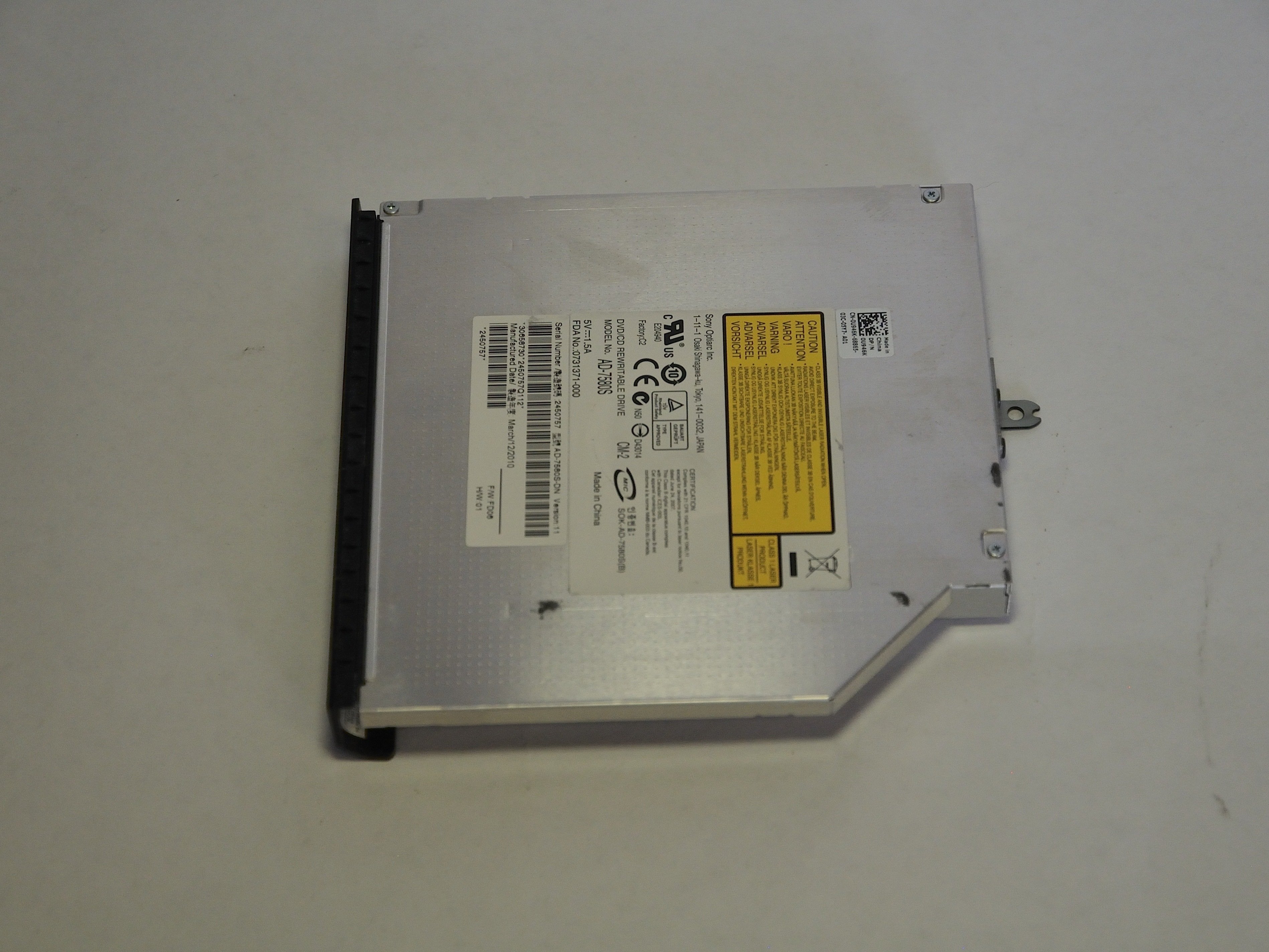 Dell Inspiron 1545 Optical Disk Drive Replacement iFixit Repair Guide