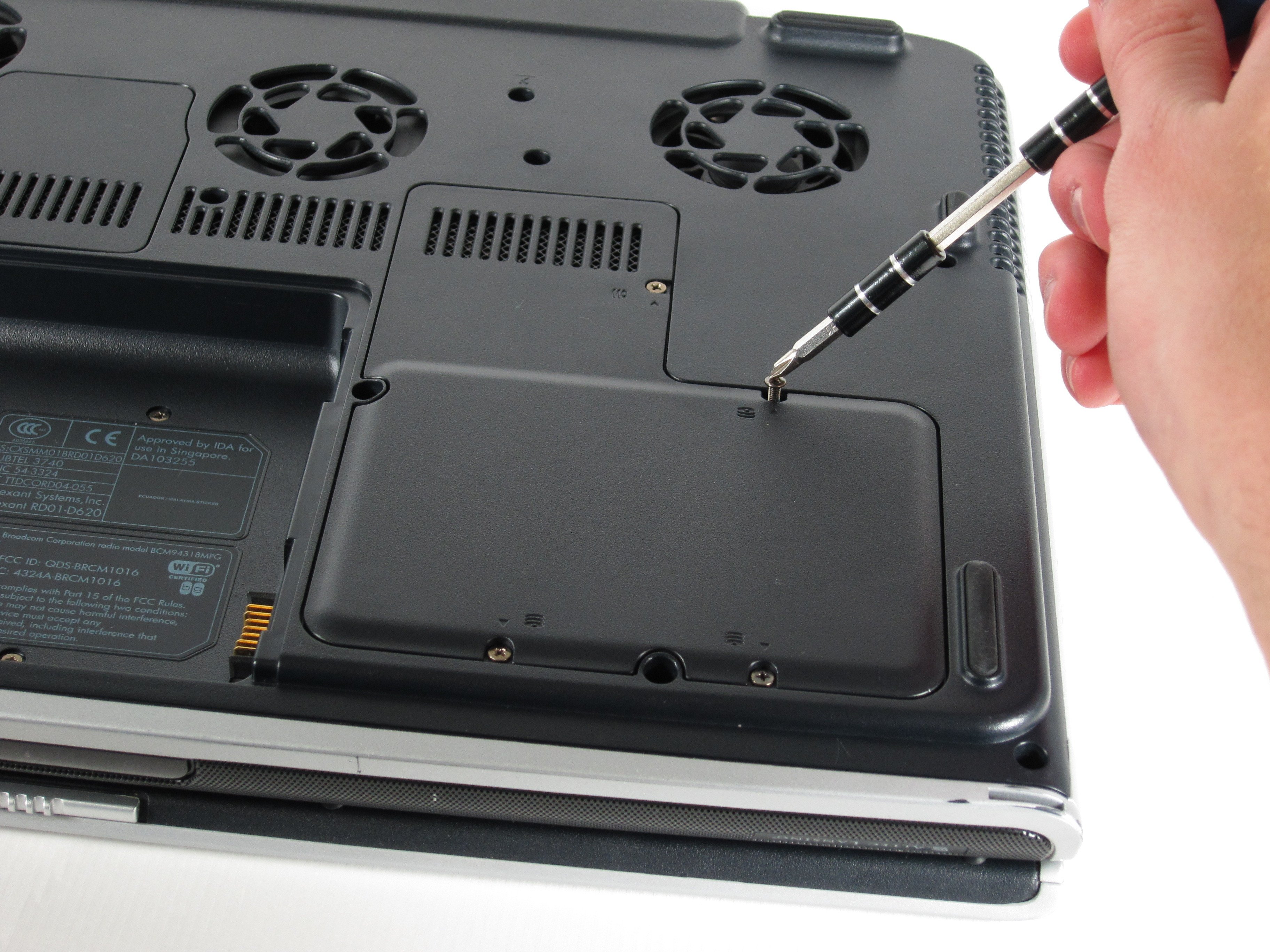 Removing HP Pavilion zd8000 WiFi Card Cables iFixit Repair Guide