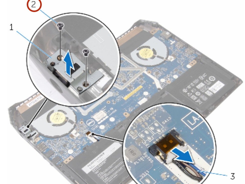 guide adapter power Replacement Adapter Repair 13  Alienware Dell Guide iFixit Power  Port R2