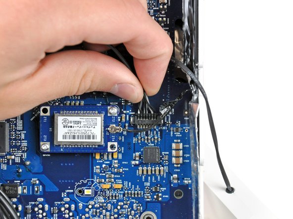 Image 1/1: Pull the connector parallel to the face of the logic board.