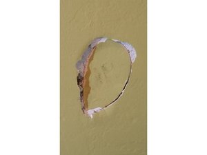 How to patch a small hole in the ceiling