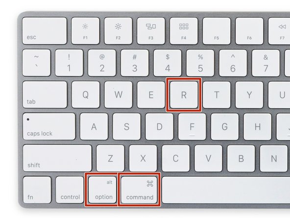 command option pr keys on a mac