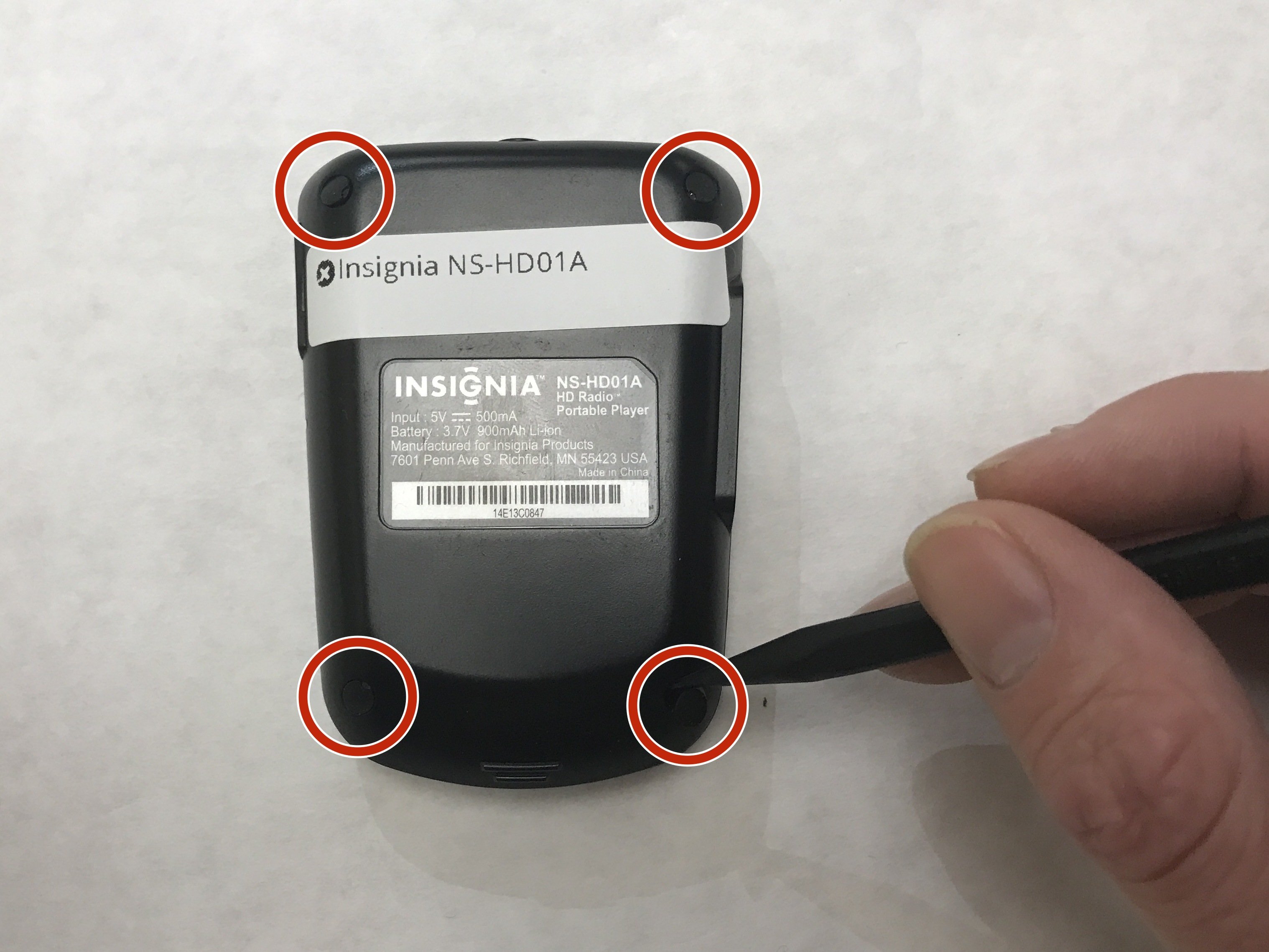 Insignia NS-HD01A Battery Replacement