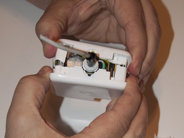 Image 1/2: At some point, the case will crack open. (The edges are glued all the way around, and the interior metal sheeting may be glued to the case with a foam adhesive as well.)