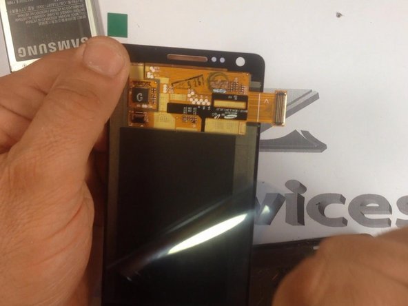 Install the LCD&amp;Digitiser on it's housing.