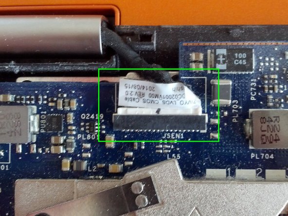 Cache De Charnière Pour Lenovo Yoga 2 13 - Pièce De Rechange - Occasion Bon état