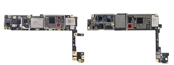 Audio codec in the iPhone 6s and iPhone 7 teardown