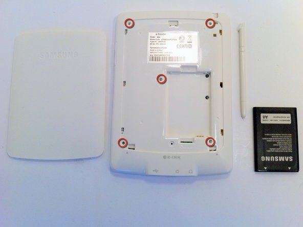 دستگاه را به سمت پایین بچرخانید و صفحه پشتی را بکشید