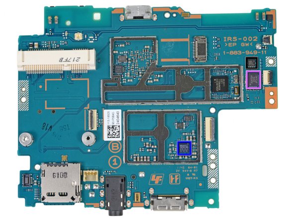 Sony CXD5315GG quad-core processor + system memory