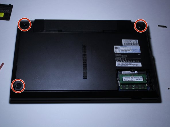 Remove each of these 3 screws using the screwdriver.