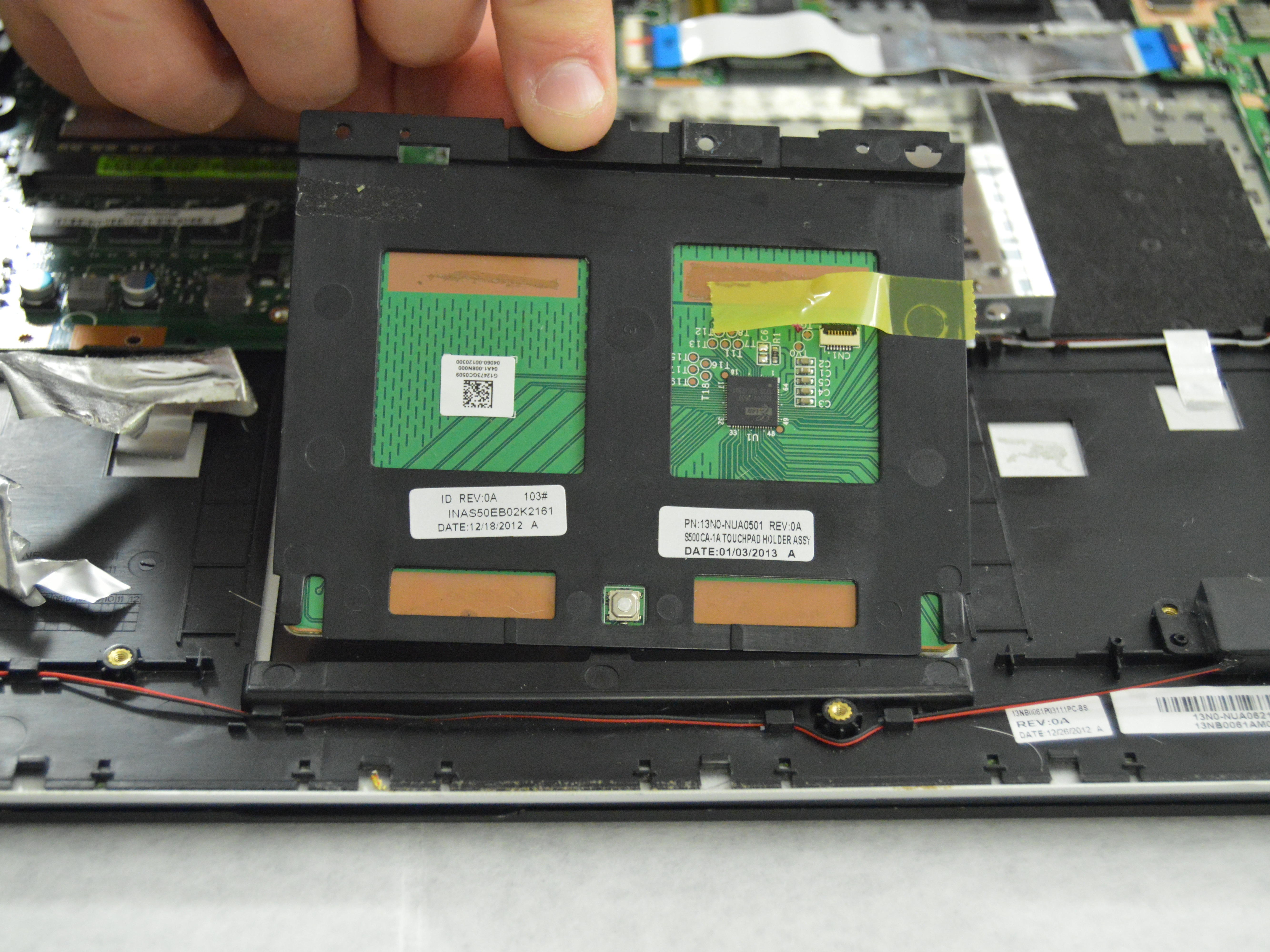 Asus Vivobook S500CA Touch Pad Replacement iFixit Repair Guide