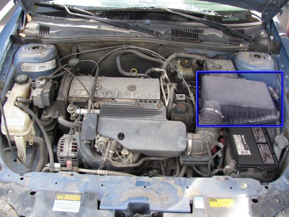 1997-2003 Chevrolet Malibu Air Filter Replacement (1997 ... 4t40e wiring diagram 