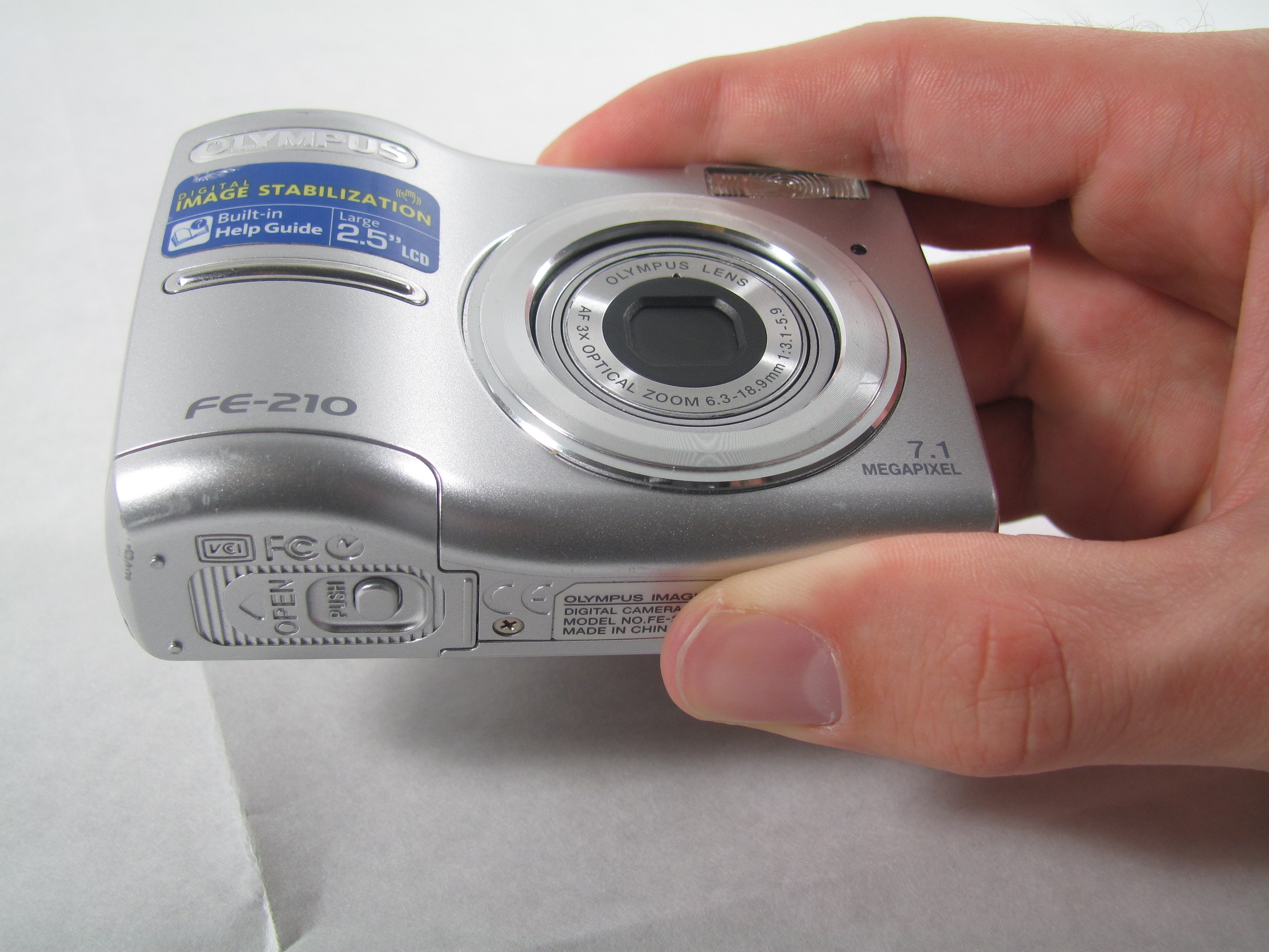 Removing Olympus FE210 Batteries iFixit Repair Guide