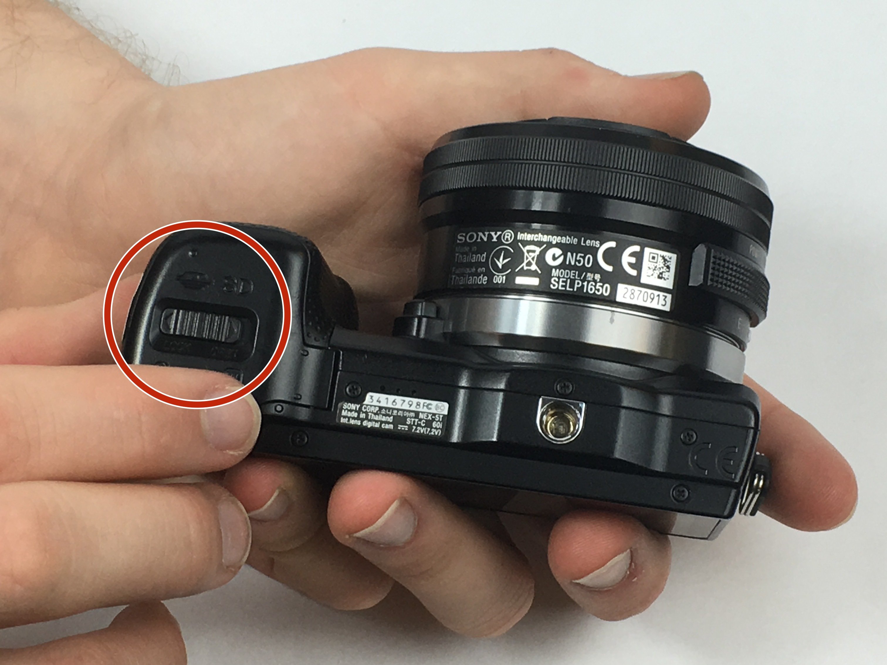 Sony NEX5T SD Card Replacement iFixit Repair Guide