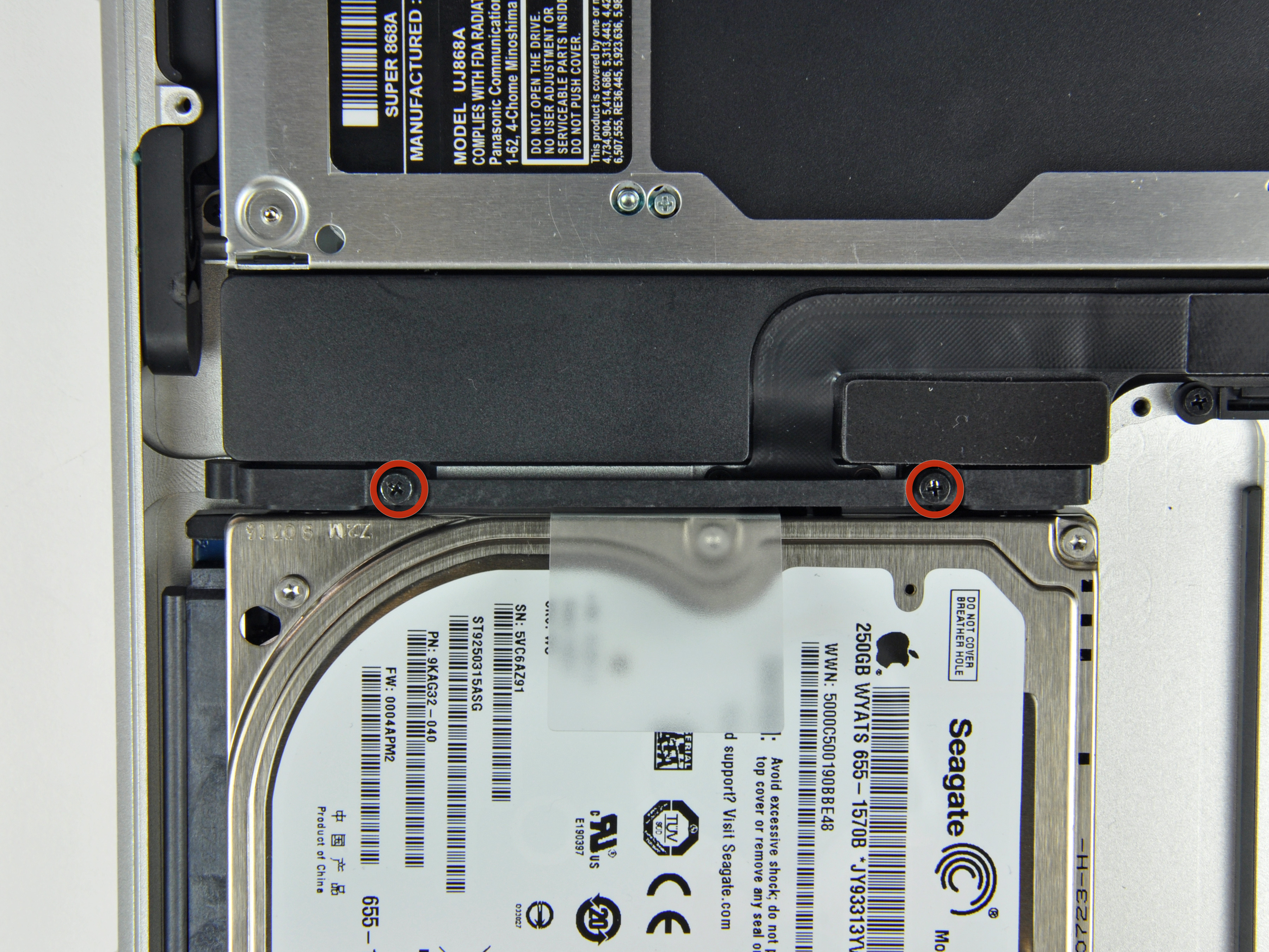 MacBook Pro 15" Unibody 2.53 GHz Mid 2009 Upper Case (AntiGlare Option