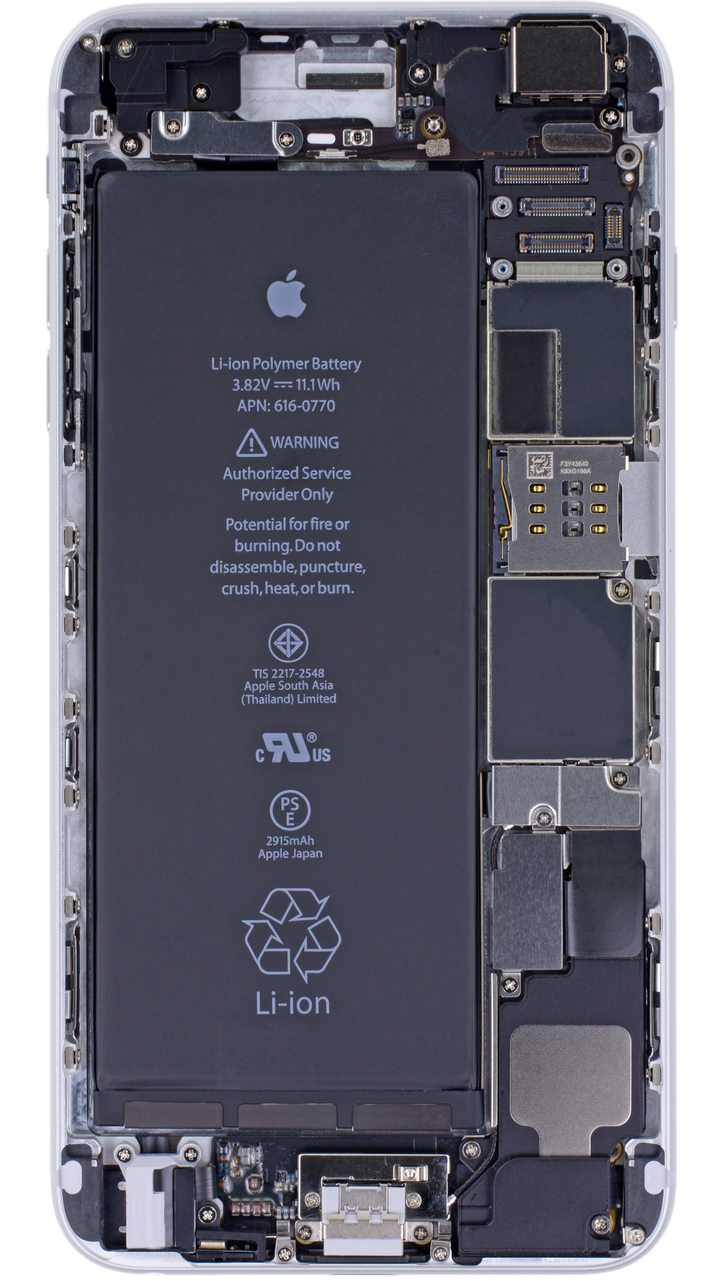 Ifixit Iphone 6 Iphone 6 Plus 用の 内部透視 壁紙を公開