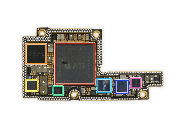 iphone 8 diagram pcb iPhone  iFixit Teardown  X